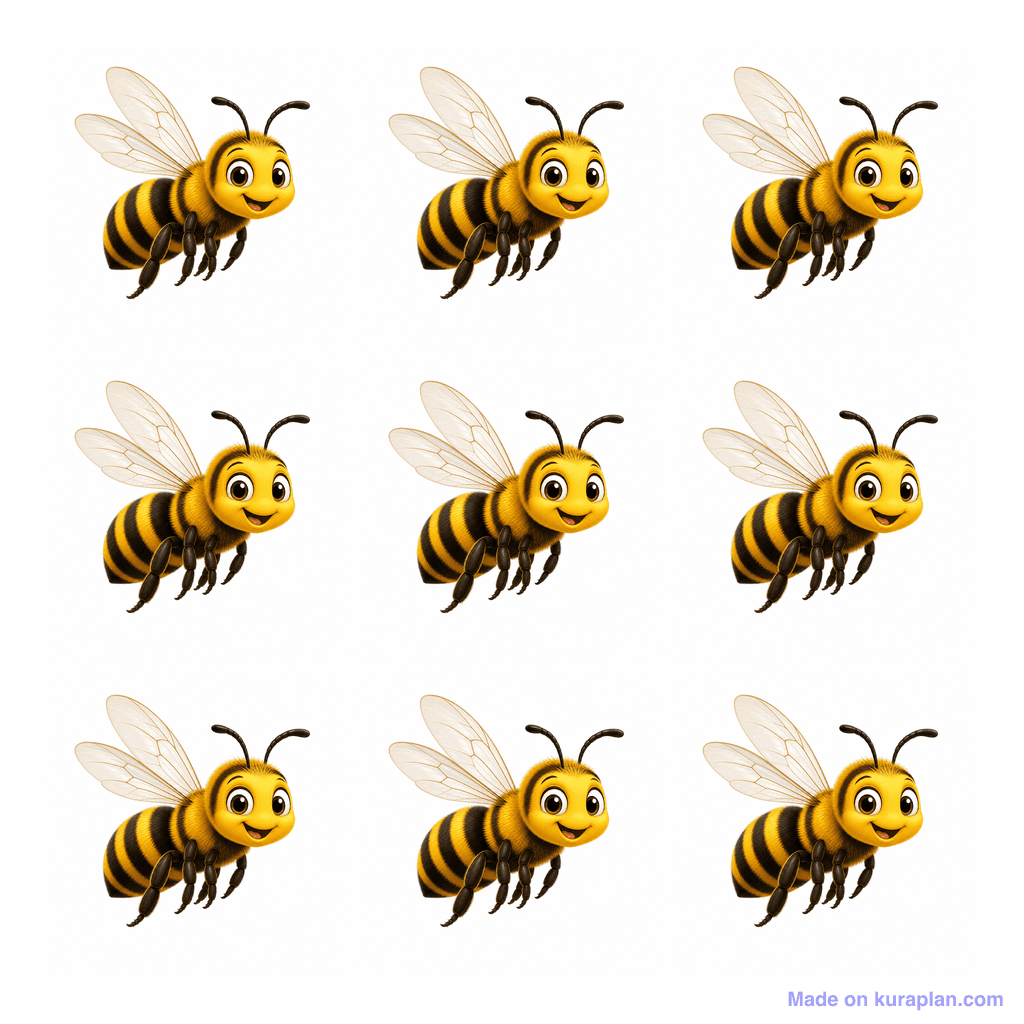 Collection — 9 bees