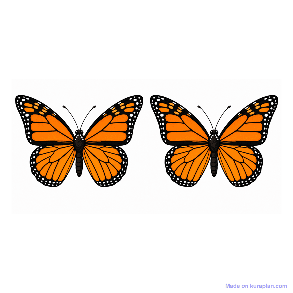 Collection — 2 butterflies