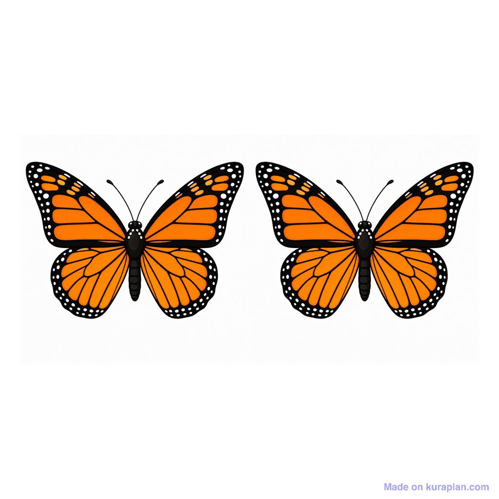 Collection — 2 butterflies