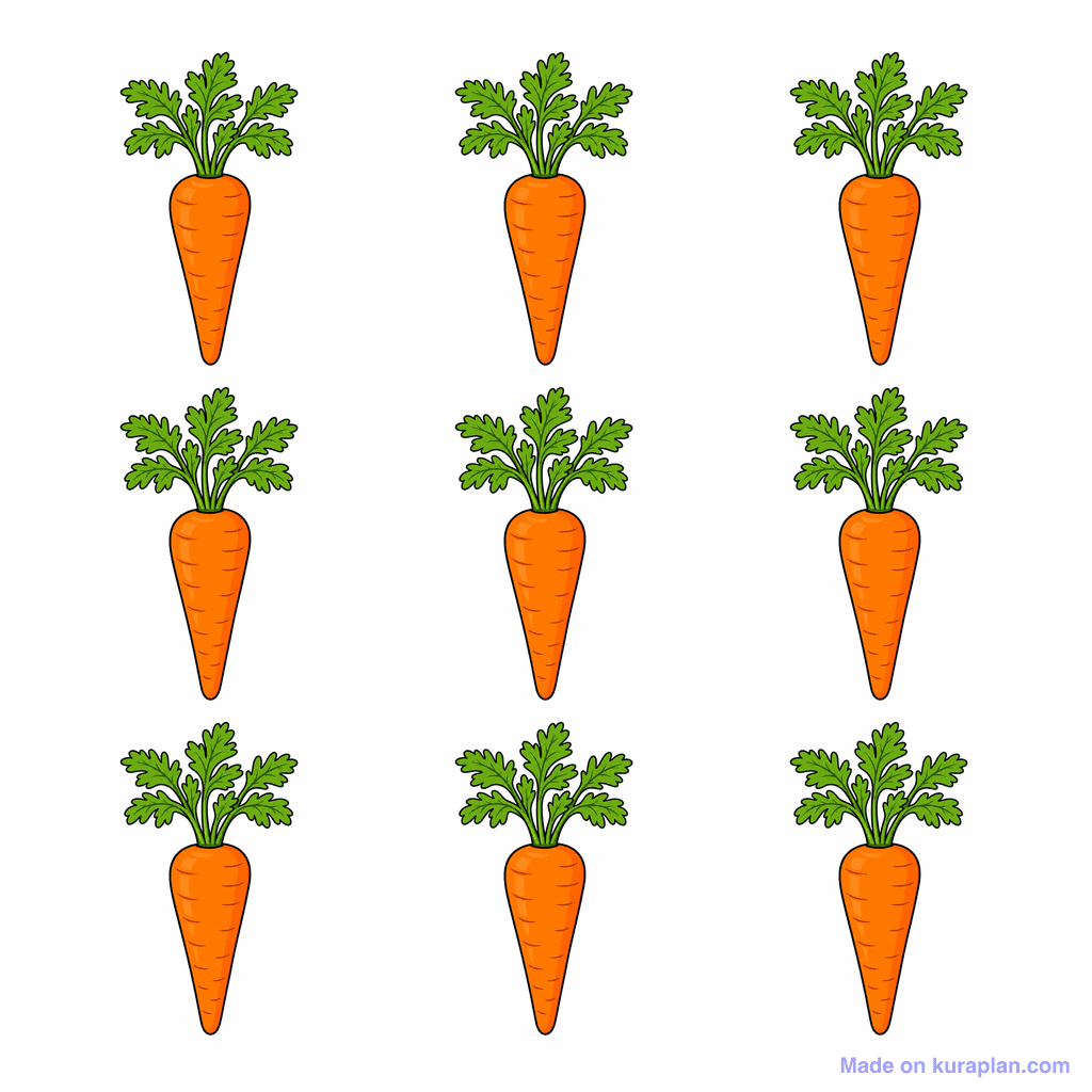 Collection — 9 carrots
