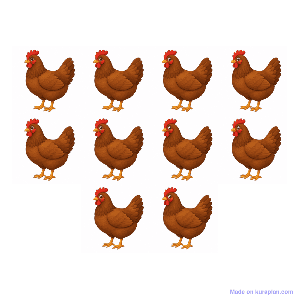 Collection — 10 chickens