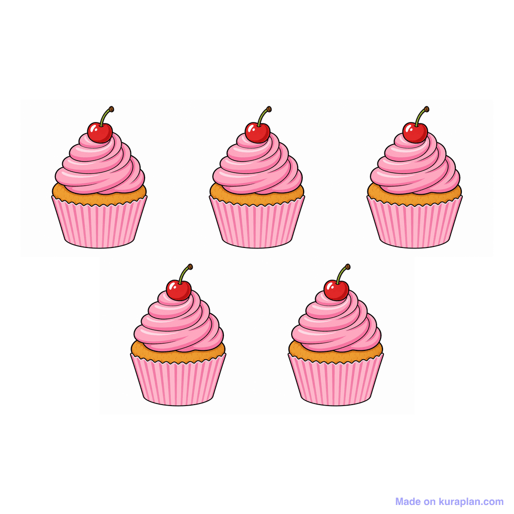 Collection — 5 cupcakes