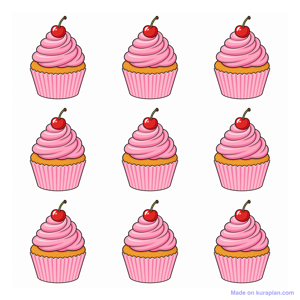 Collection — 9 cupcakes