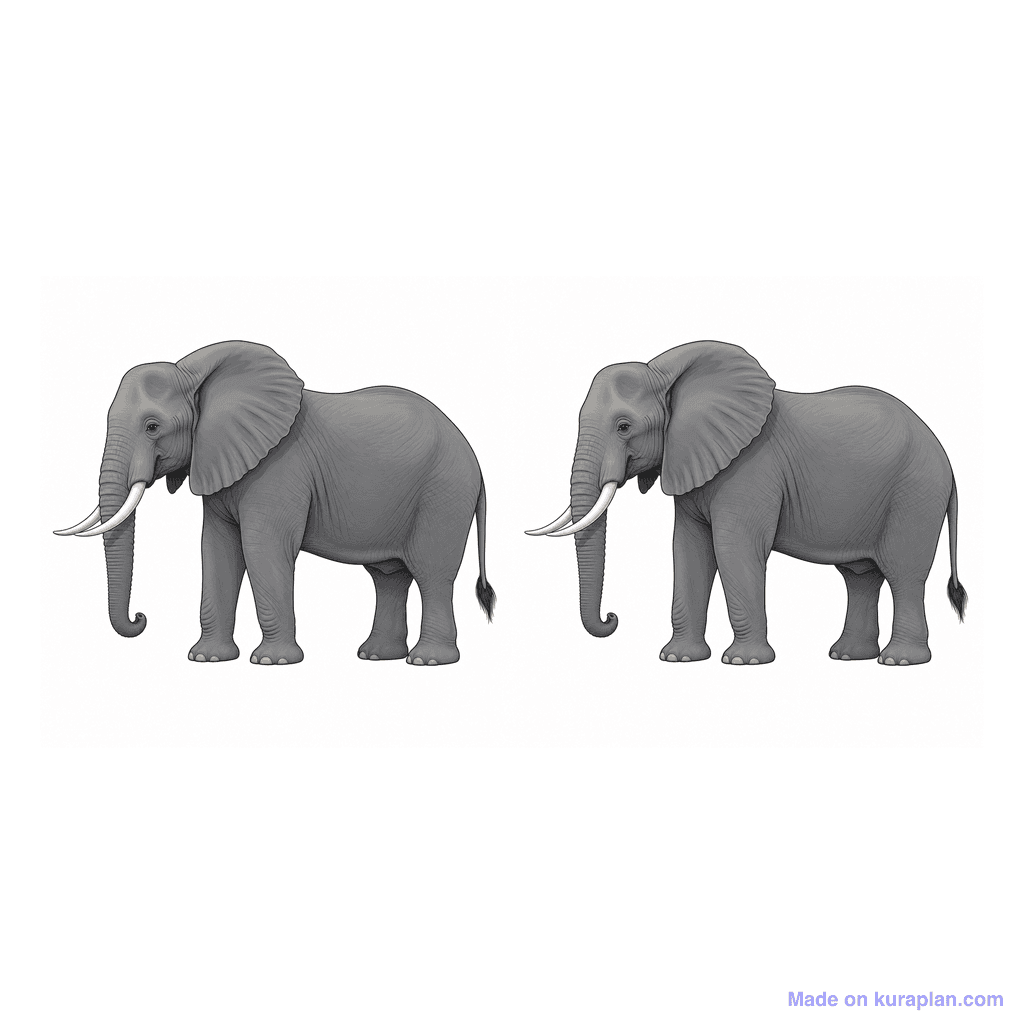 Collection — 2 elephants