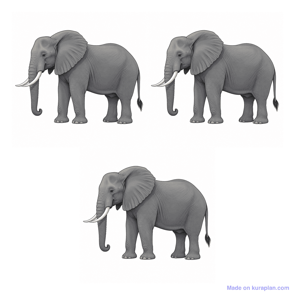 Collection — 3 elephants
