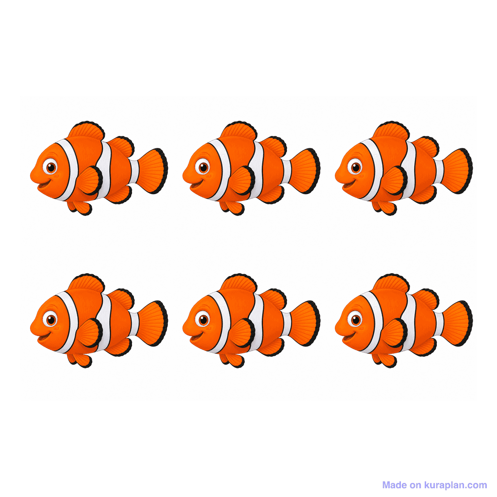 Collection — 6 fish