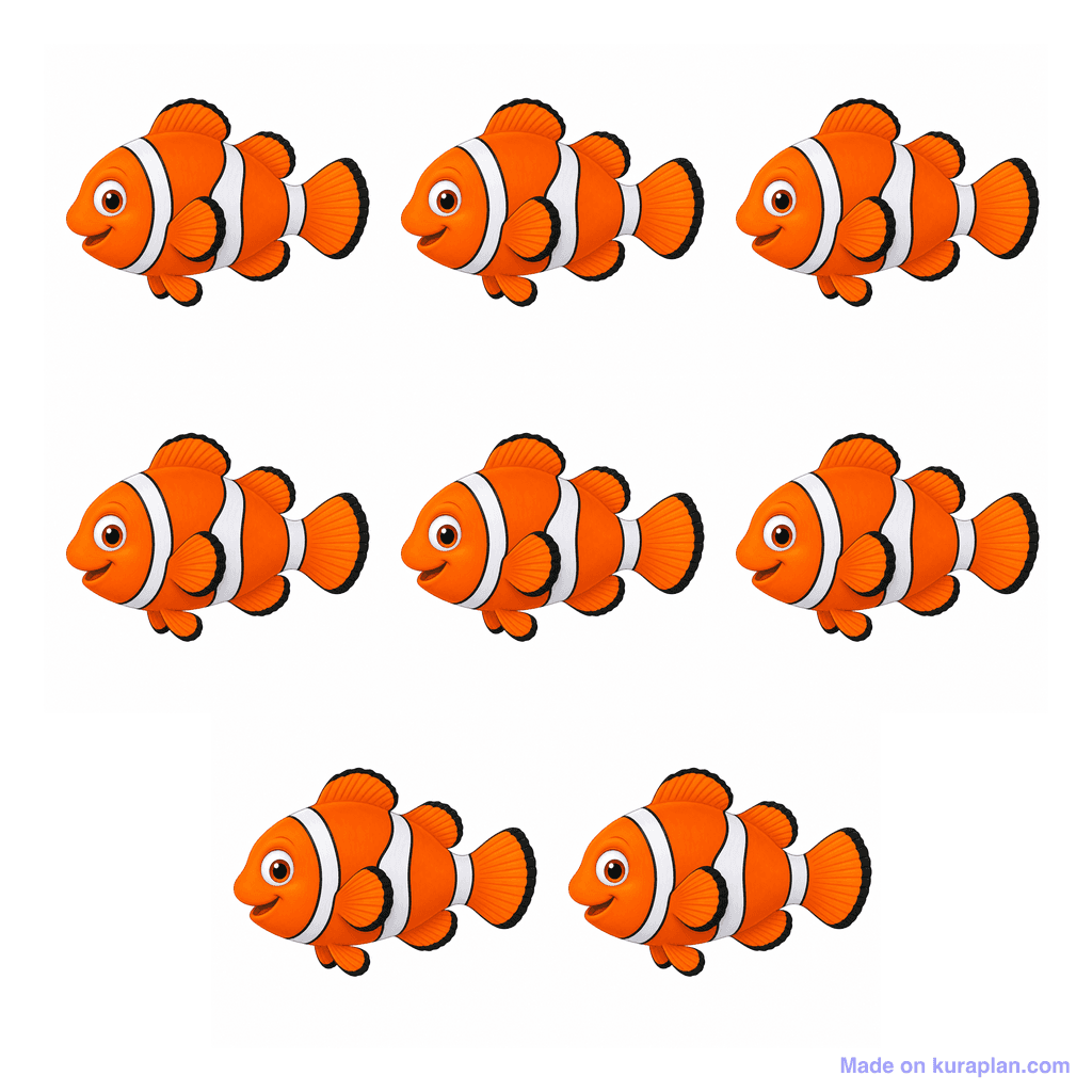 Collection — 8 fish