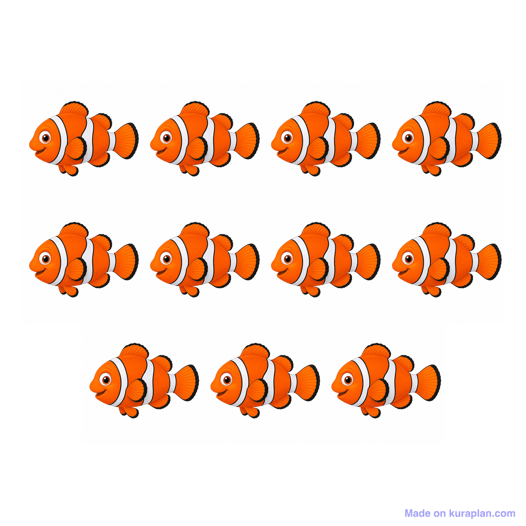 Collection — 11 fish