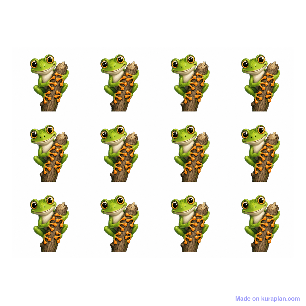 Collection — 12 frogs