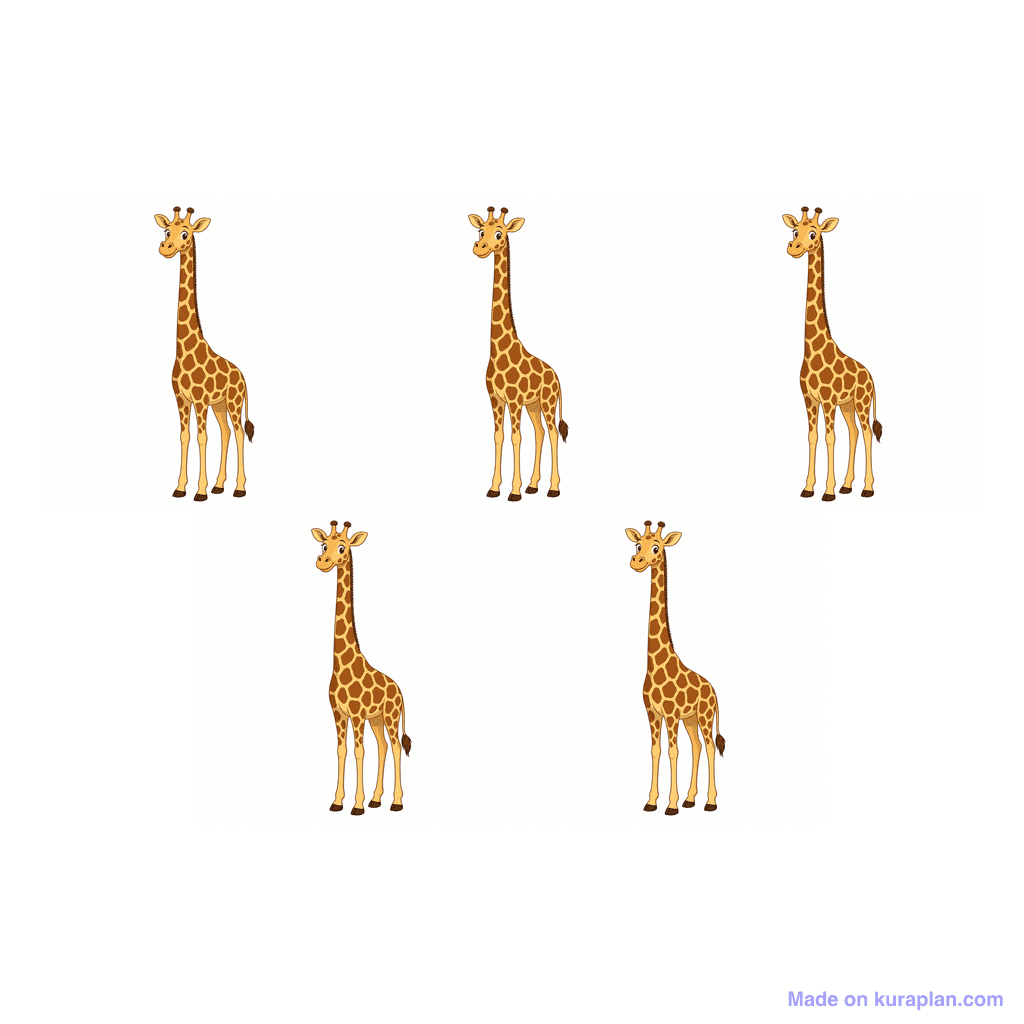 Collection — 5 giraffes