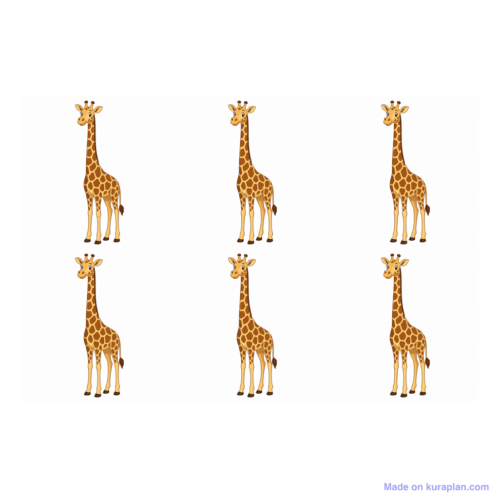 Collection — 6 giraffes