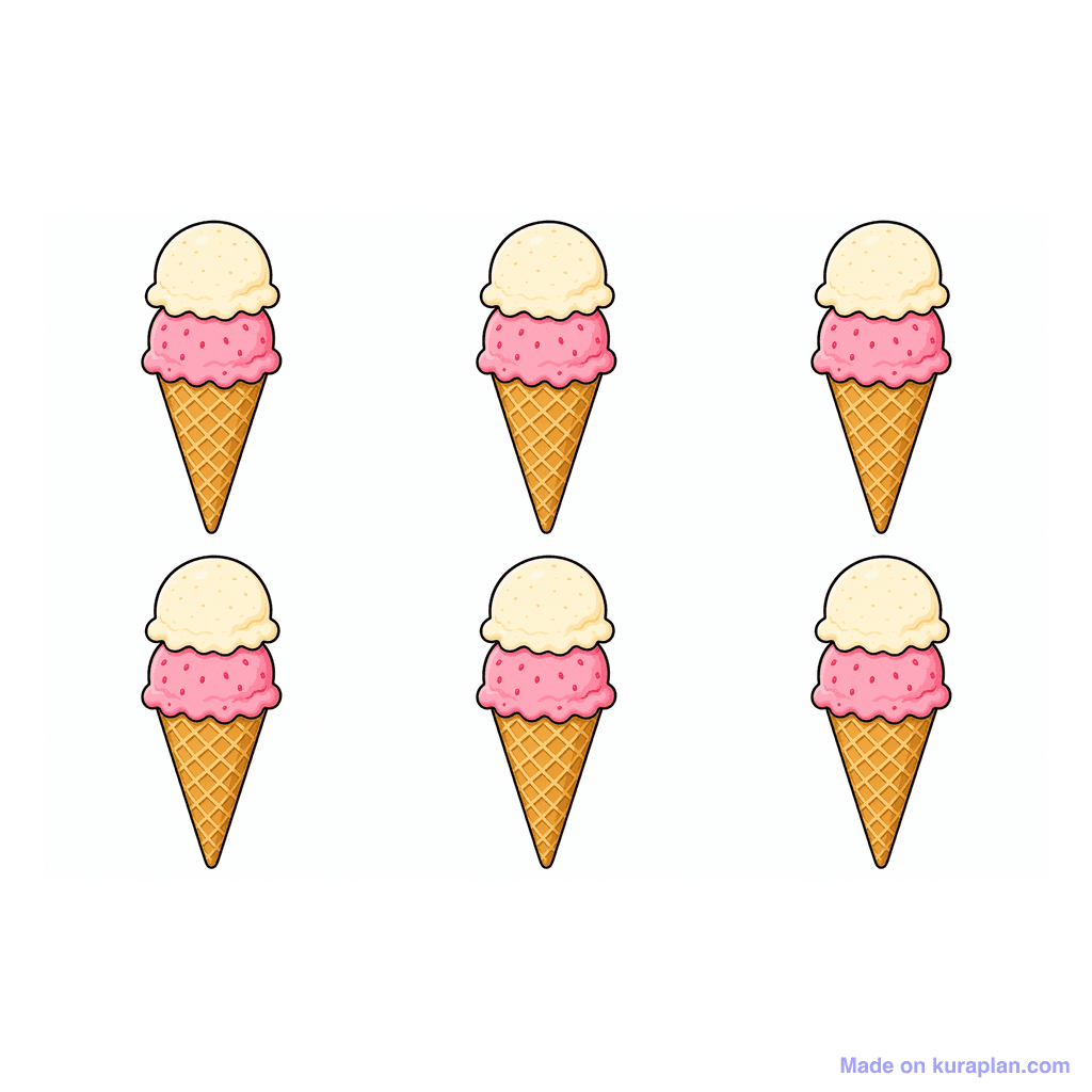 Collection — 6 ice creams