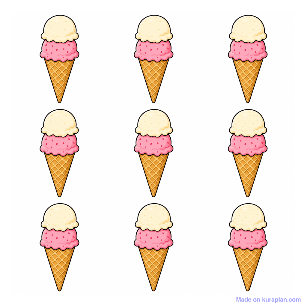 Collection — 9 ice creams