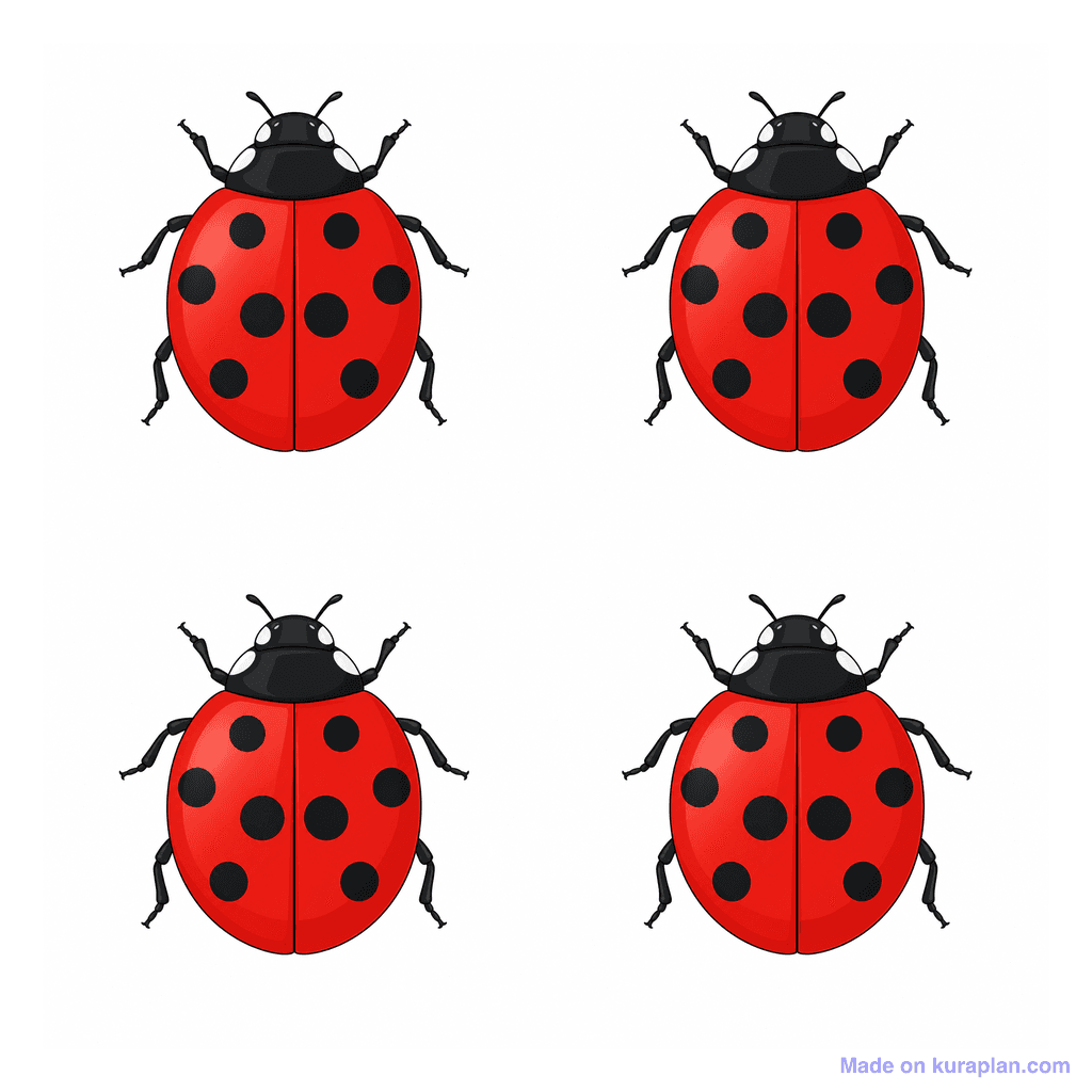 Collection — 4 ladybugs