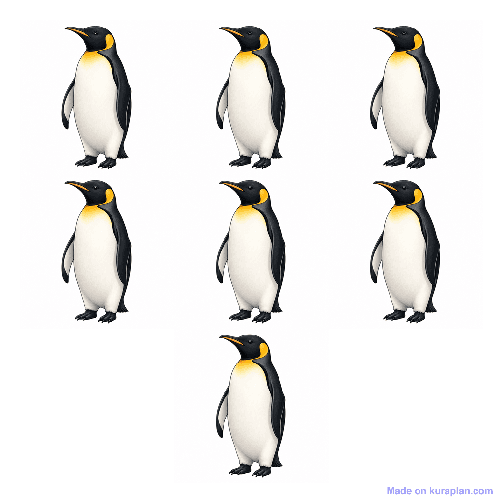 Collection — 7 penguins