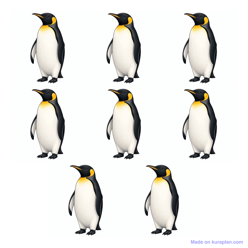 Collection — 8 penguins