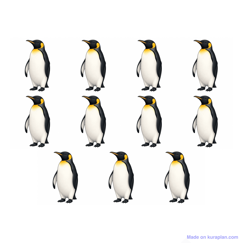 Collection — 11 penguins