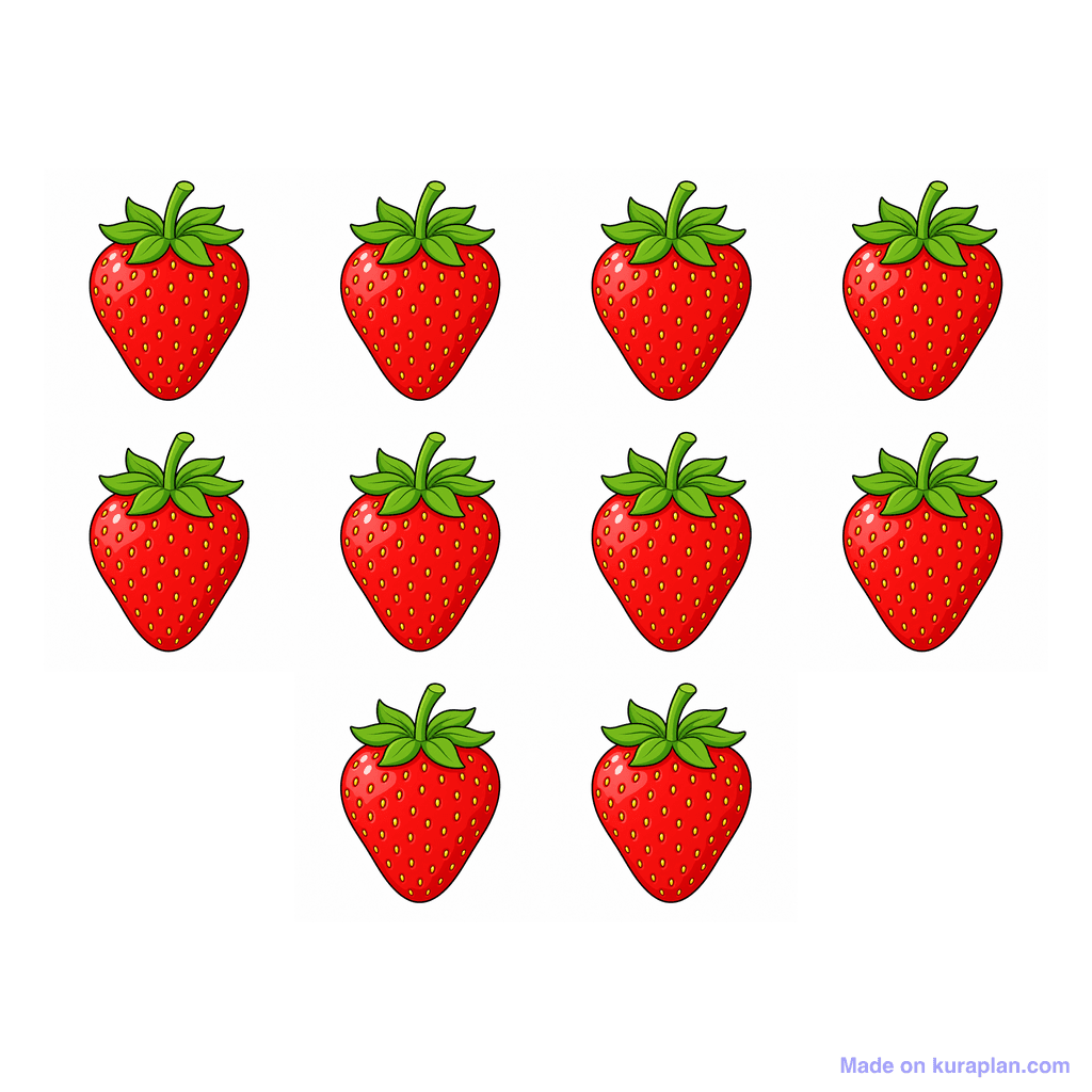 Collection — 10 strawberries