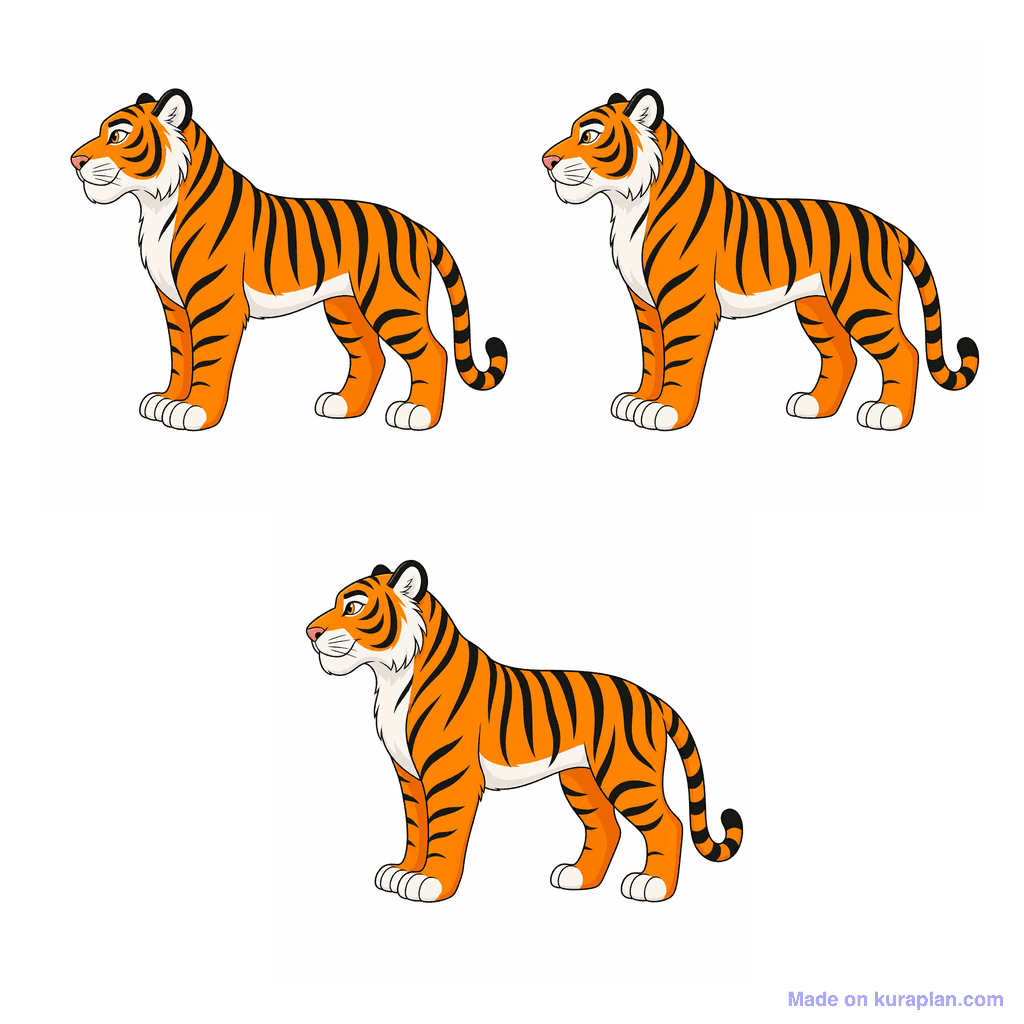 Collection — 3 tigers