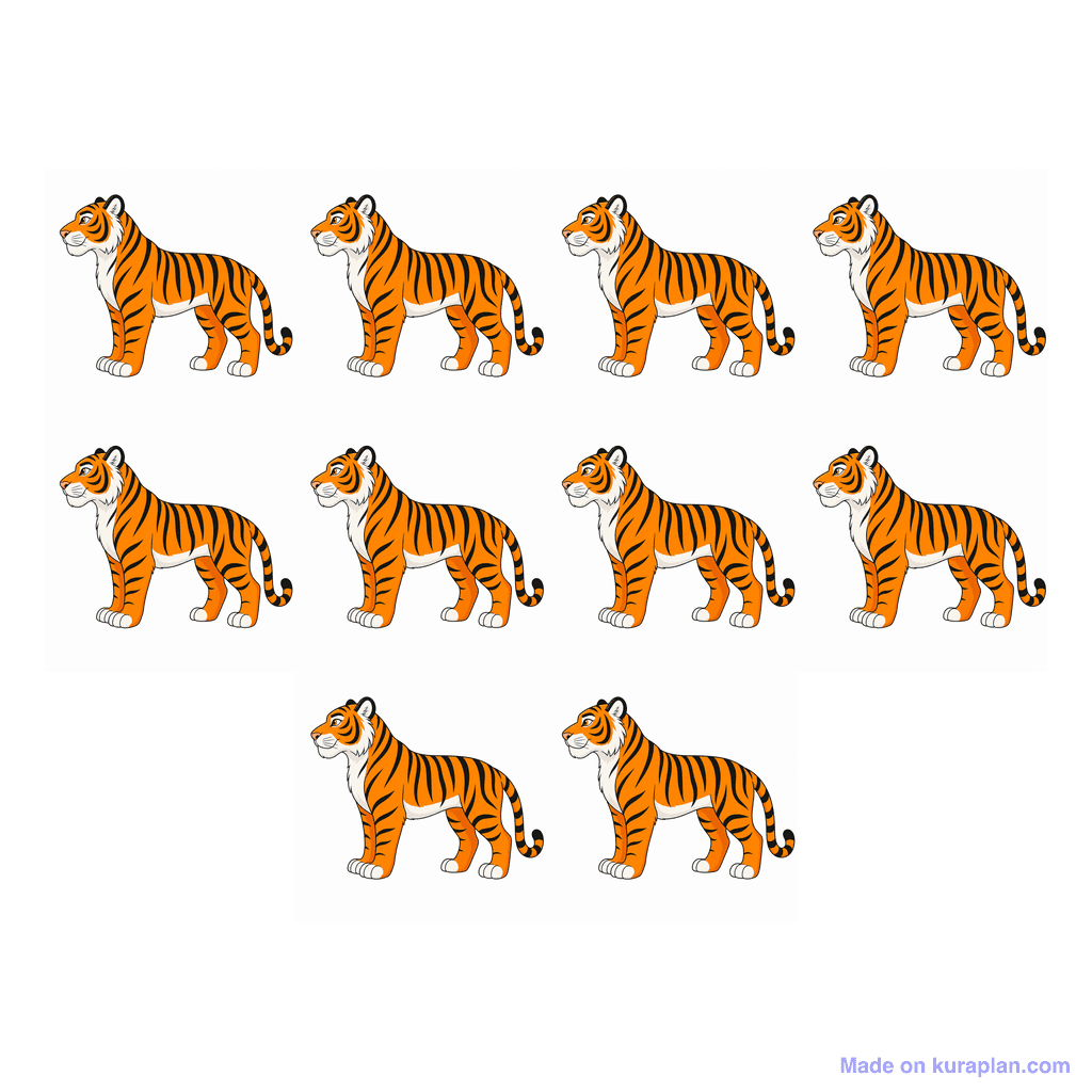 Collection — 10 tigers