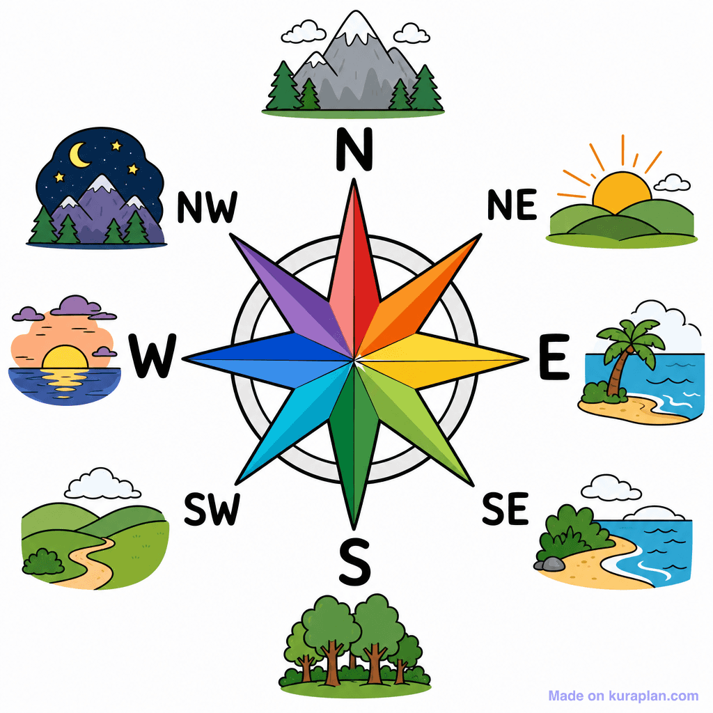 Compass Rose 8 Point