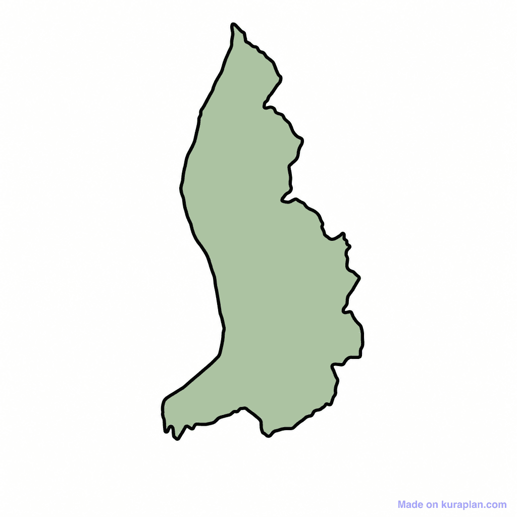 Liechtenstein Map Outline
