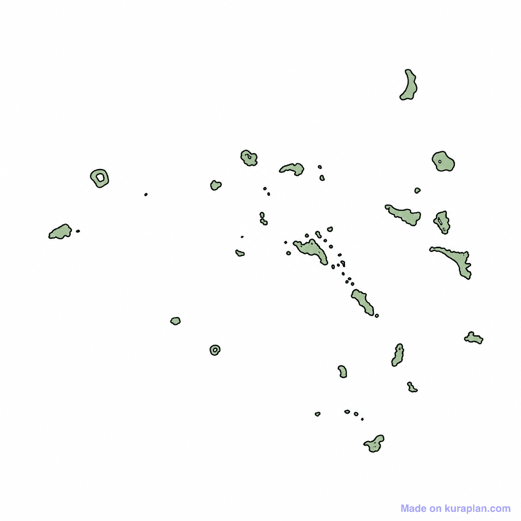 Marshall Islands Map Outline