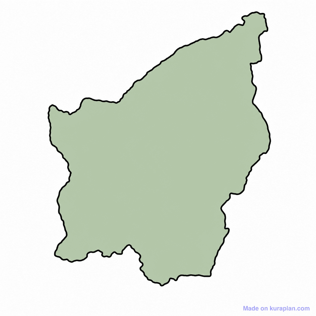 San Marino Map Outline