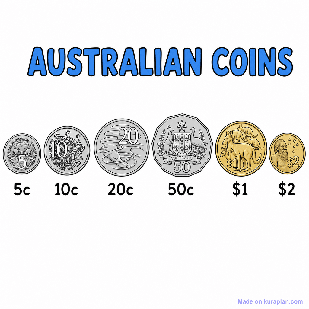 Australian Coins Poster
