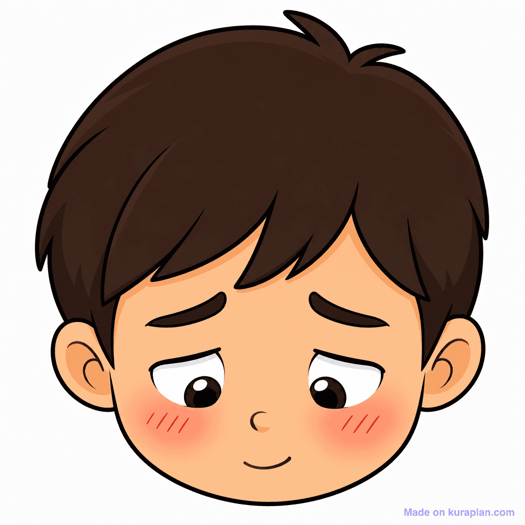 Emotion Shy Face