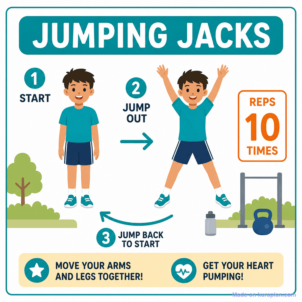 Exercise & Fitness Station Card (simple)