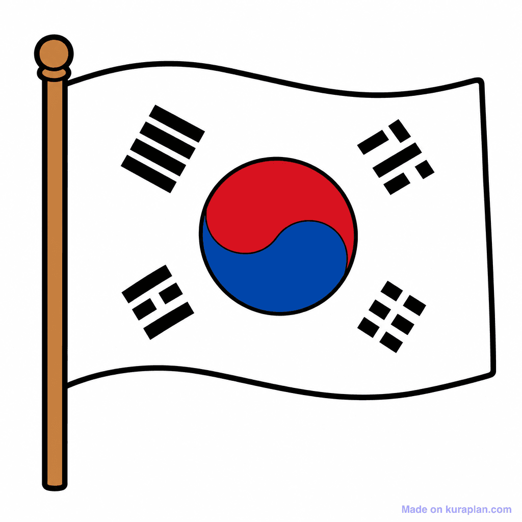 South Korea Flag