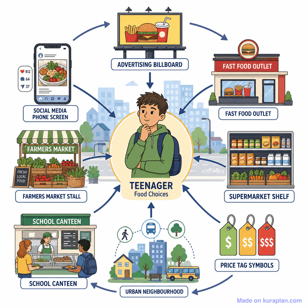 Food Environment & Influences on Food Choices (detailed)