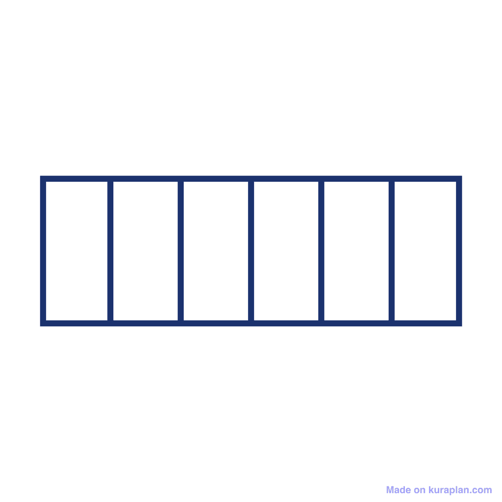 Fraction Bar — 0/6 (zero)