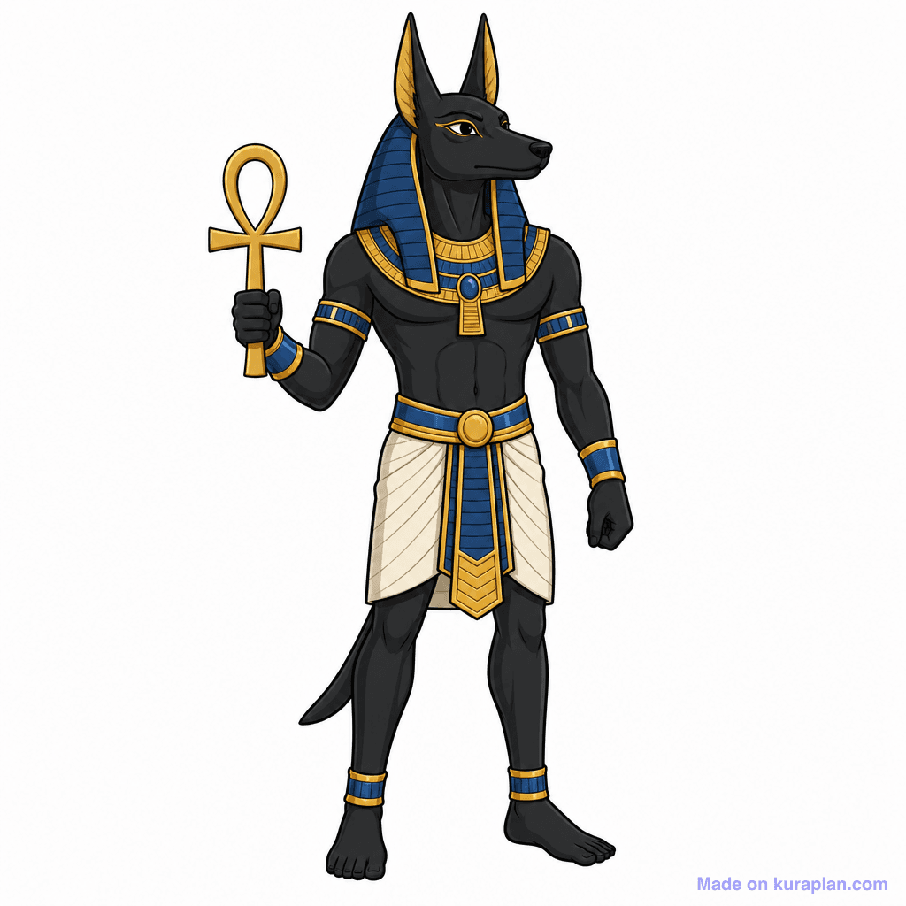 Anubis, Egyptian god of mummification