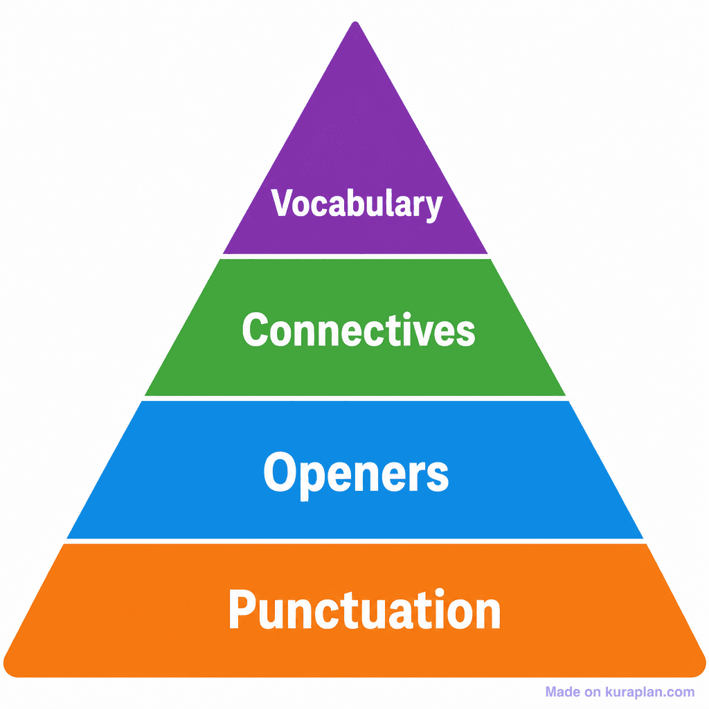 Grammar & Punctuation illustration sample