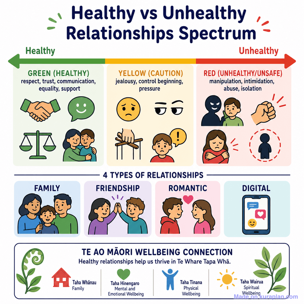 Healthy vs Unhealthy Relationships Spectrum (simple)