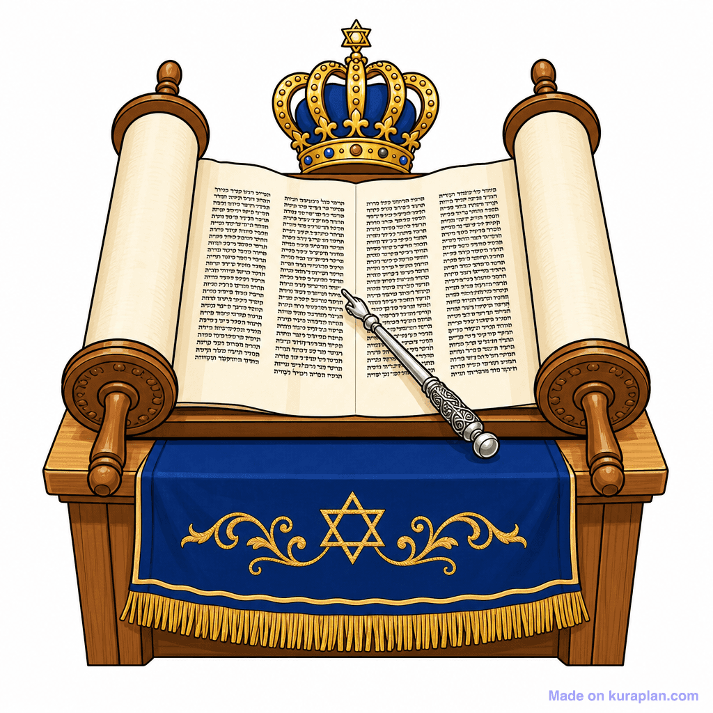 Jewish Torah Scroll Yad