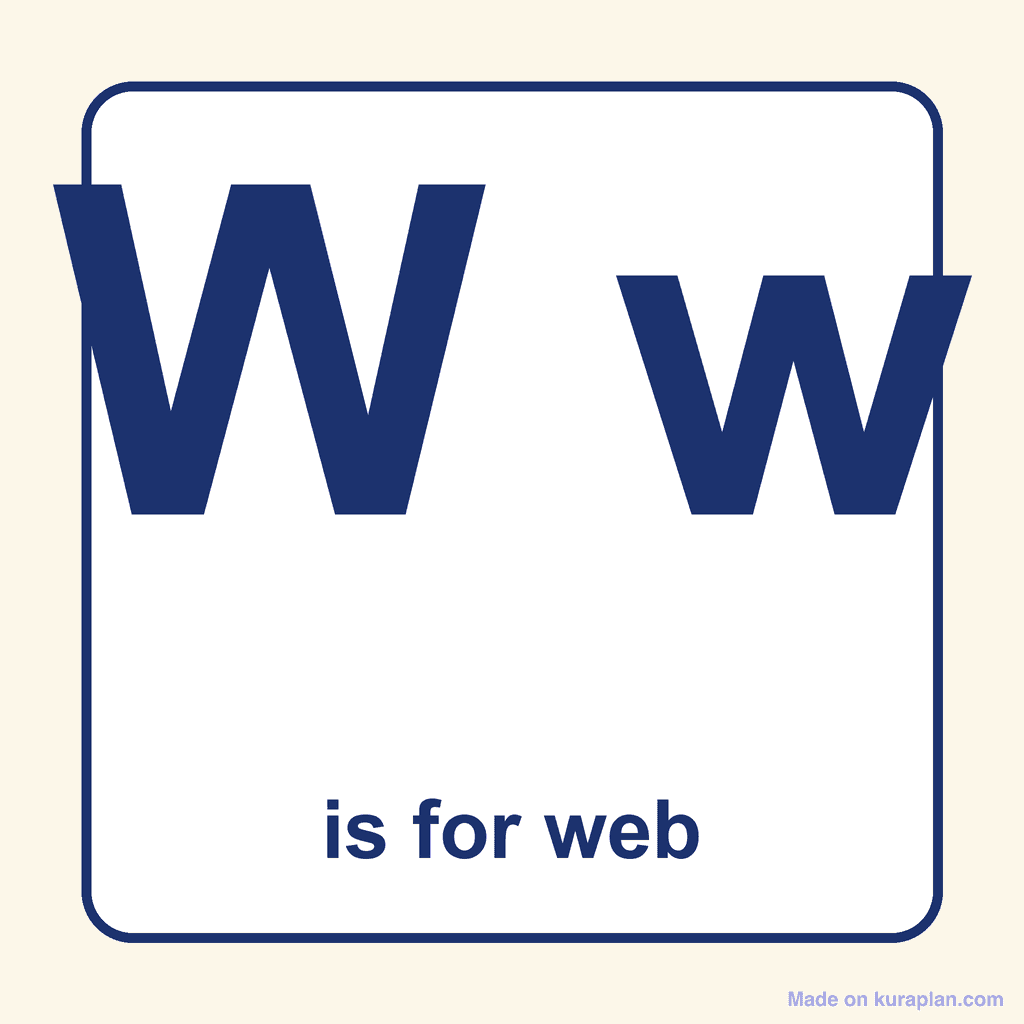 Letter Card — Ww (web)