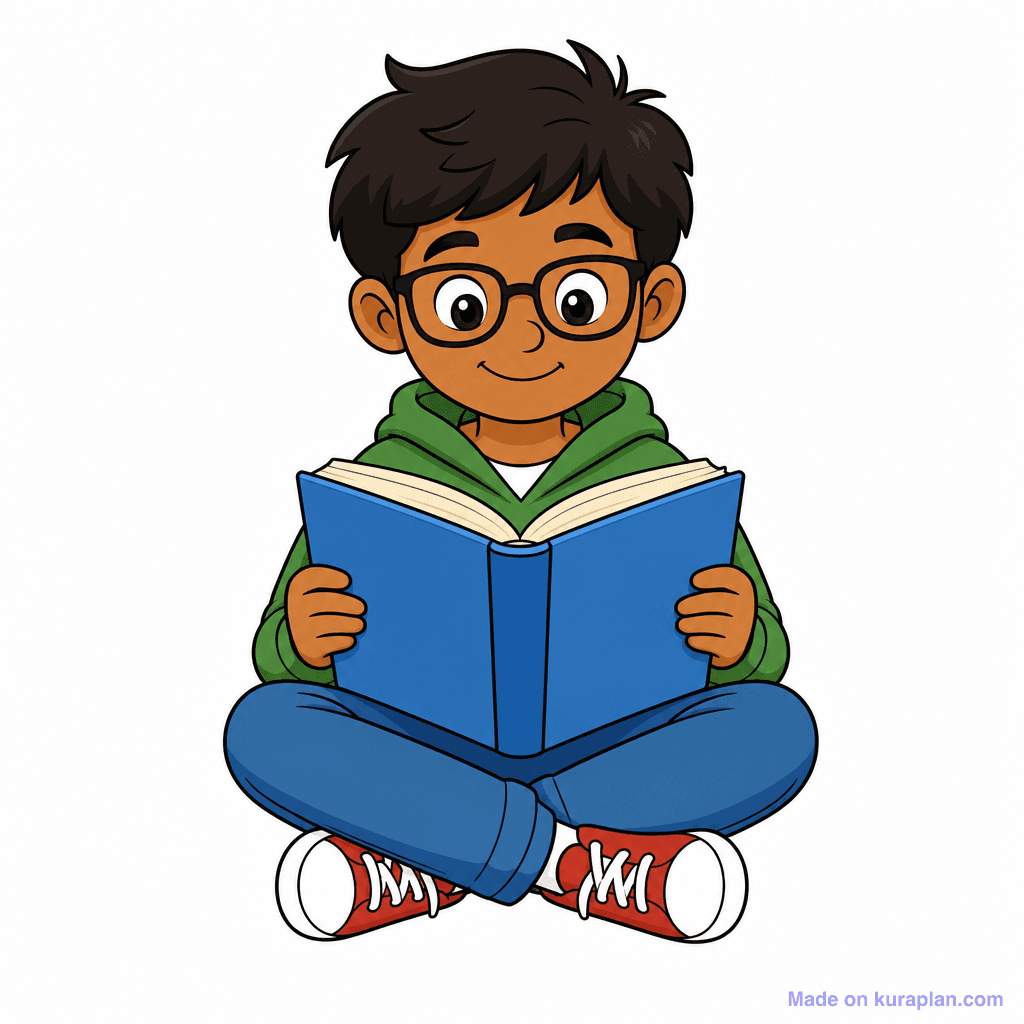 Kid Mascots — Instructional Poses illustration sample