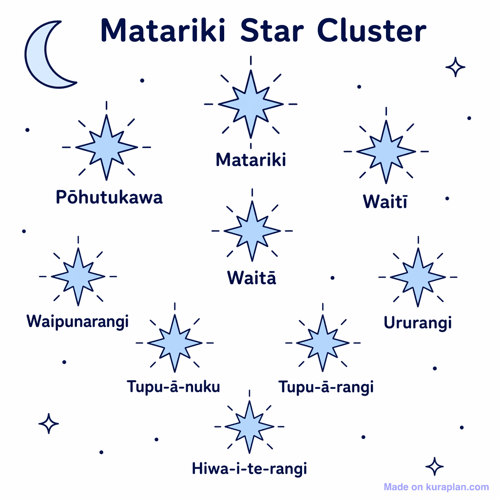 Matariki Star Cluster (simple)
