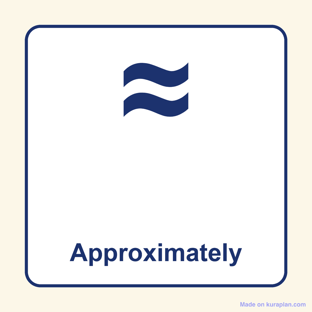 Math Symbol — ≈ (Approximately)