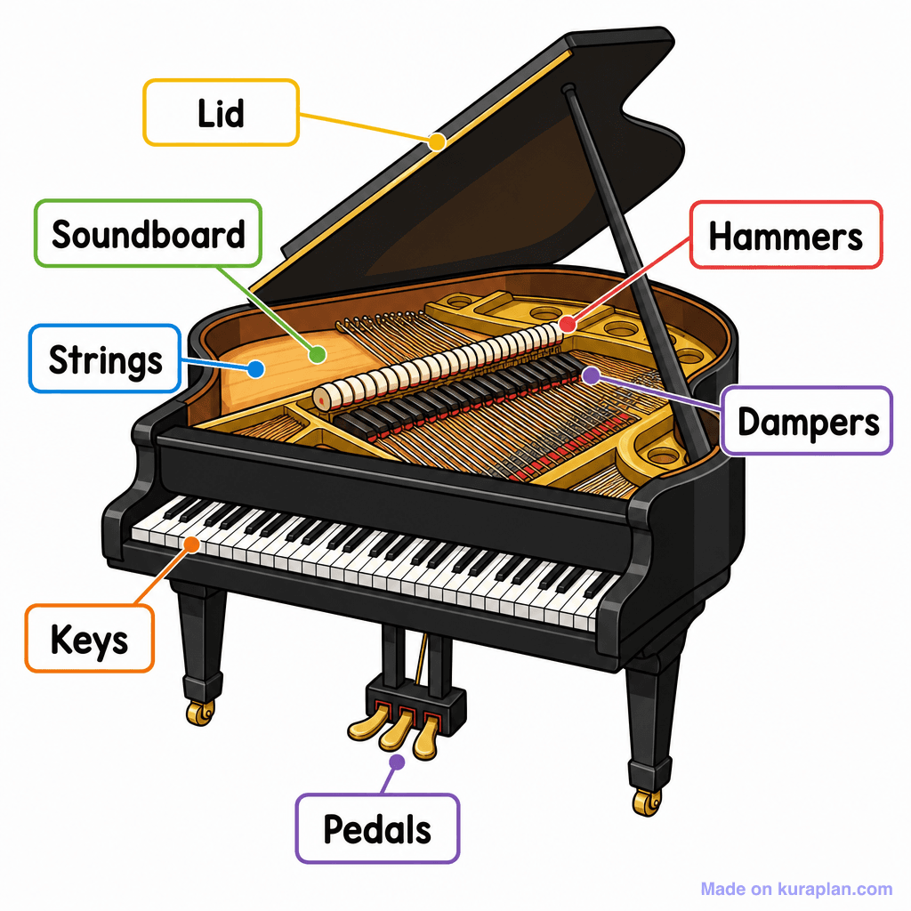 Instruments — Labelled Diagrams illustration sample
