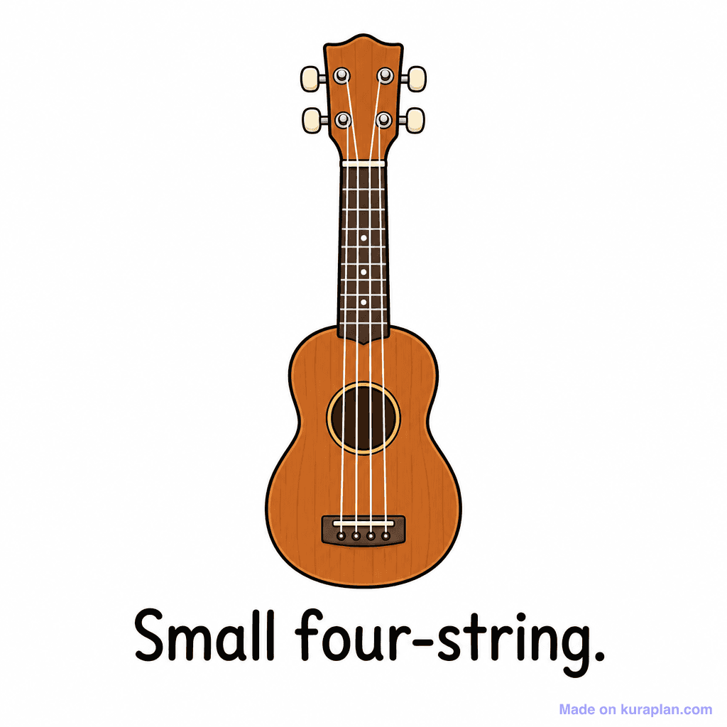Music Ukulele Labelled
