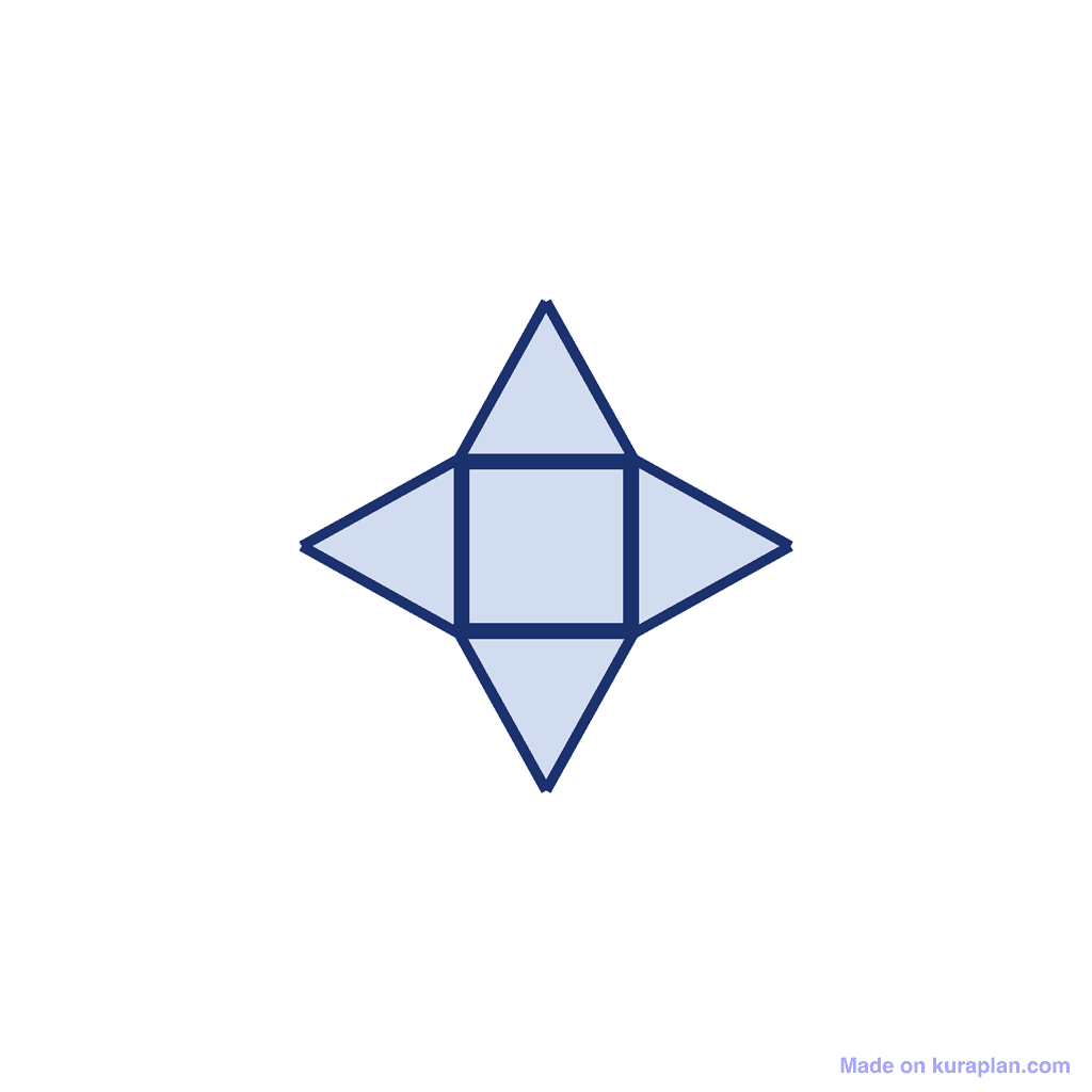 Net of a Square Pyramid
