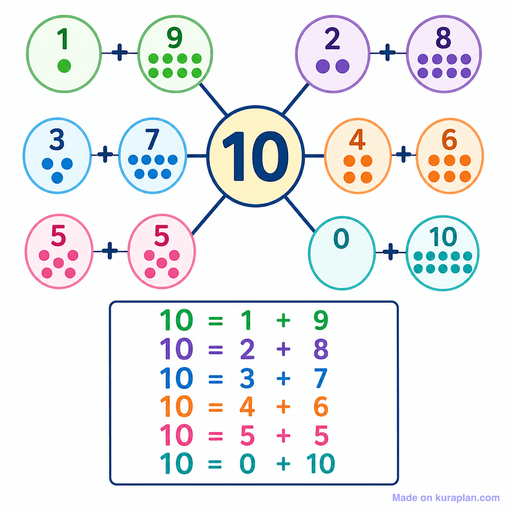 Number Bonds to 10 (simple)