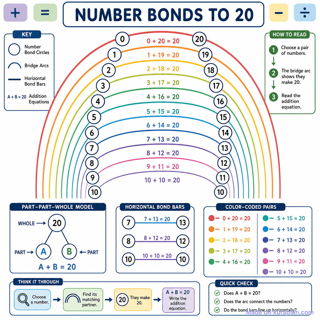 Number Bonds to 20 (detailed)