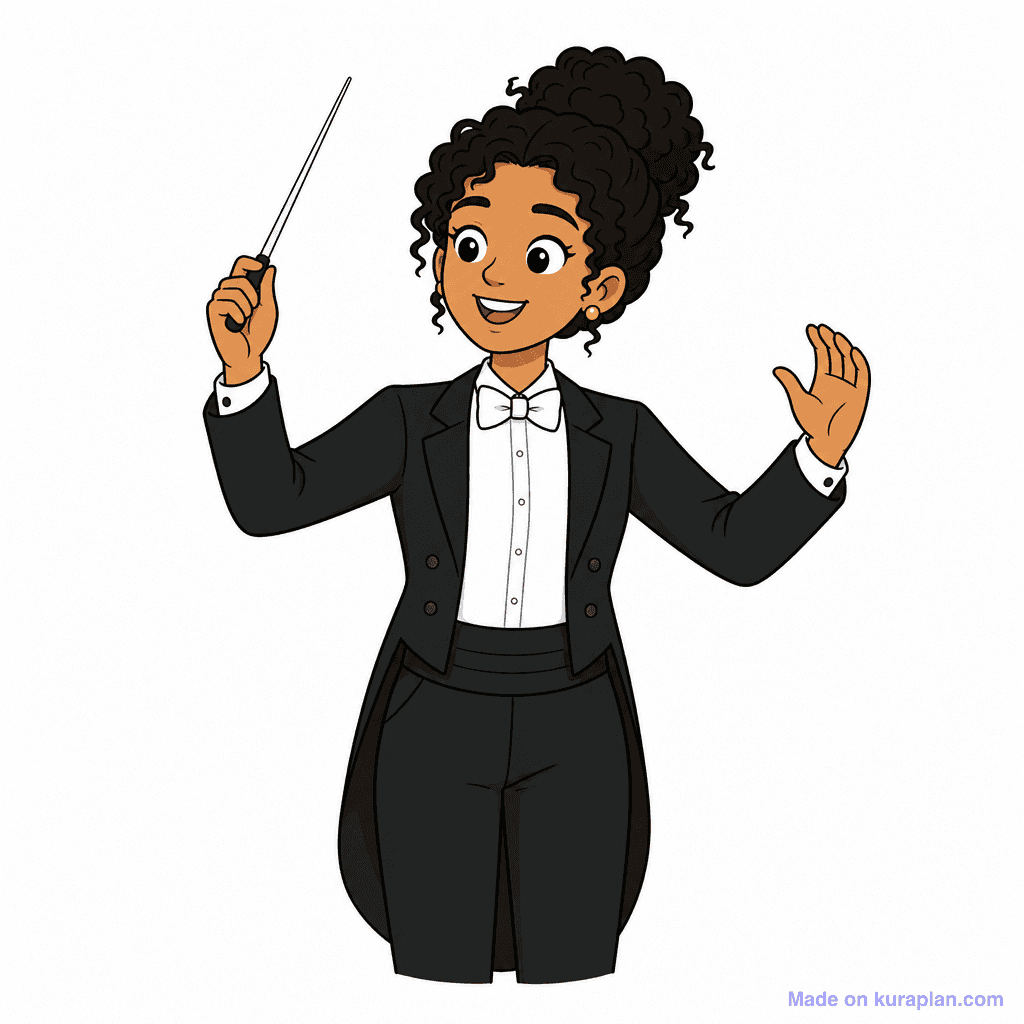 Orchestra Conductor Podium Baton