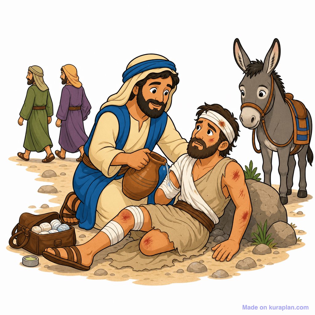 Religious Education classroom illustration sample