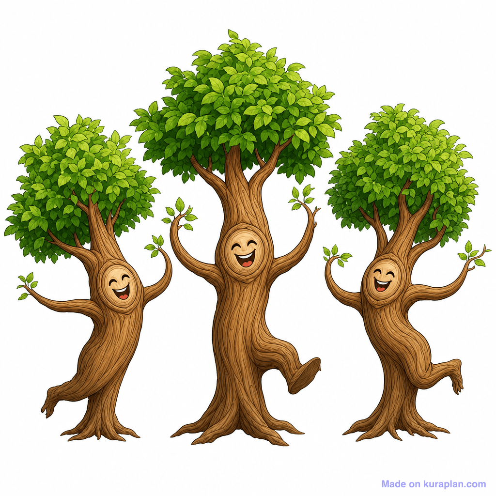 Figurative Language — Personification (Nature) illustration sample